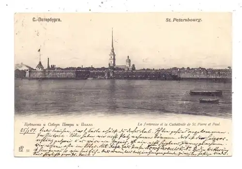 RU 190000 SANKT PETERSBURG, Panorama, 1904
