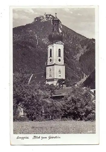 8172 LENGGRIES, Kirche, Geierstein, 1938
