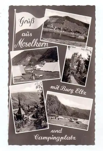 5401 MOSELKERN, Campingplatz & Burg Eltz, 1960