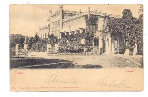 0-3550 SEEHAUSEN - KRÜDEN, Schloss, 1903