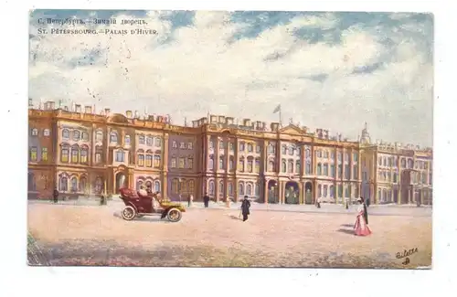 RU 190000 SANKT PETERSBURG, Winter Palast, 1908, TUCK Oilette