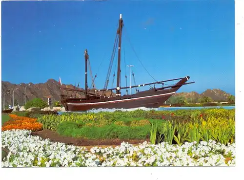 OMAN - Sindbad's Dhow Replica "The Sohar", Segelschiff / sailing ship
