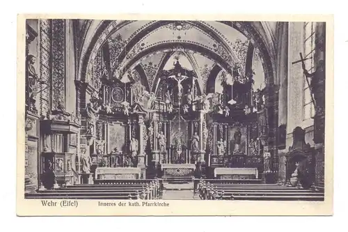 5476 NIEDERZISSEN - WEHR, Inneres der katholischen Pfarrkirche, 1927