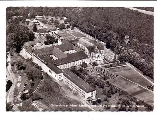 5238 HACHENBURG - MARIENSTATT, Abtei, Luftaufnahme, 1964