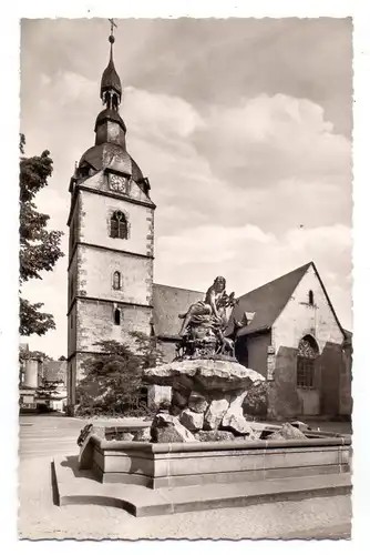 4930 DETMOLD, Marktkirche und Donopbrunnen