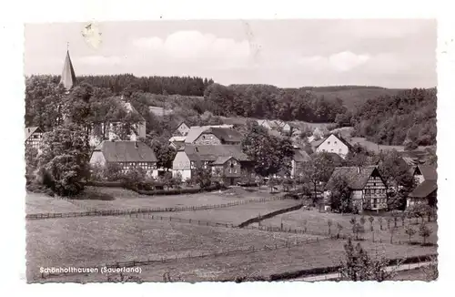 5950 FINNENTROP - SCHÖNHOLTHAUSEN, Dorfansicht, 1952