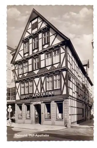 4930 DETMOLD, Hof-Apotheke, 1963