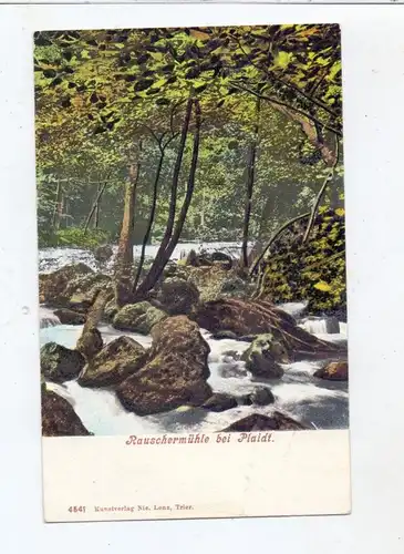 5472 PLAIDT, Rauschermühle, ca. 1900, ungeteilte Rückseite