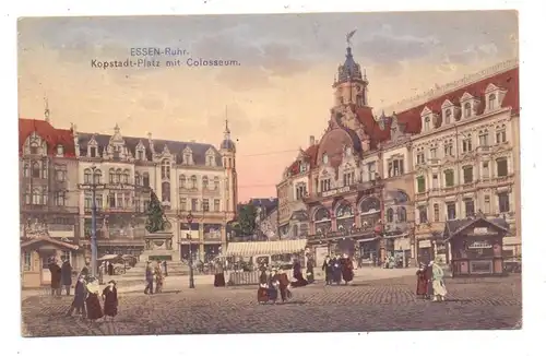 4300 ESSEN, Kopstadt-Platz mit Colosseum, 1918