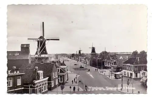 NL - GRONINGEN - WINSCHOTEN, Nassaustraat 3 Molens, 1962