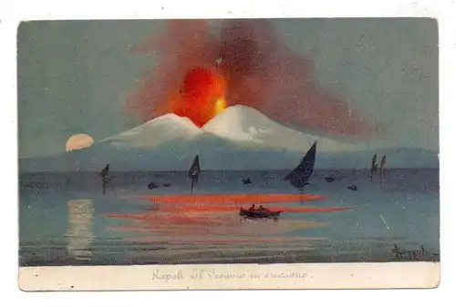 KATASTROPHEN - VULKANAUSBRUCH, Vesuv , 1917