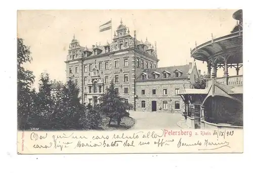 5330 KÖNIGSWINTER, Hotel auf dem Petersberg, 1903