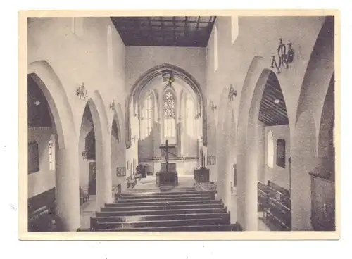 7442 NEUFFEN, Martinskirche, Innenansicht, 1955