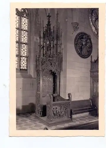 7432 BAD URACH, Amandus Kirche, Betstuhl des Grafen Eberhard v. Württemberg, 1955