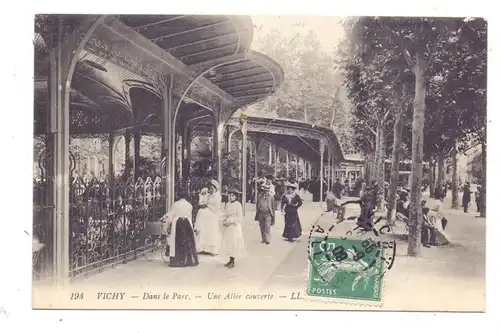 F 03200 VICHY, Dans le Parc, 1908, Louis Levy # 194
