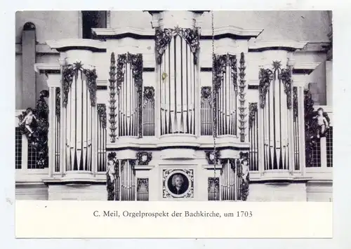 0-5210 ARNSTADT, Bachkirche, Orgelspieltisch, C.Meil