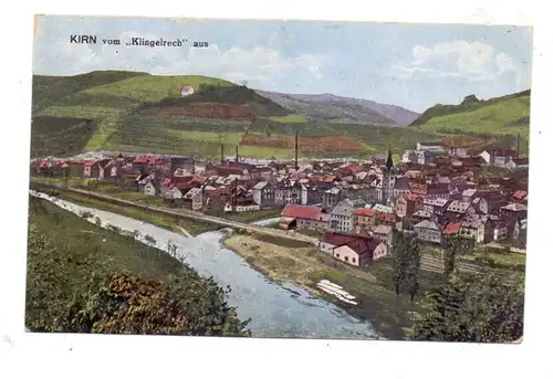 6570 KIRN, Ortsansicht vom Klingelrech aus, 1922