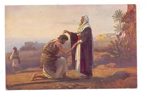 RELIGION - CHRISTENTUM- Die Heilige Schrift, Samuel salbt Saul zum Könige