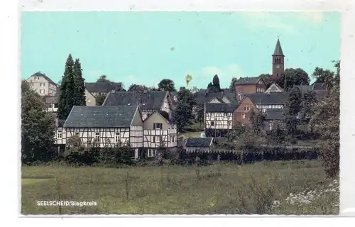 5206 NEUNKIRCHEN - SEELSCHEID, Ortsansicht Seelscheid, frühe 60er Jahre