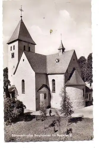 5948 SCHMALLENBERG - BERGHAUSEN, Kirche, 1963