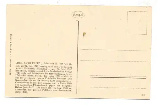 MONARCHIE - DEUTSCHLAND, Kaiser Friedrich der Große, Der Alte Fritz