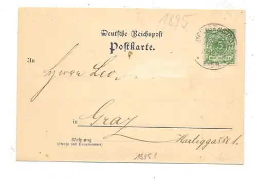 0-5630 HEILIGENSTADT, Gruß aus..., 1895, frühe Karte