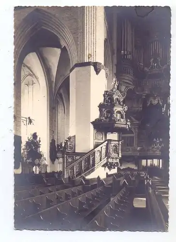 0-2500 ROSTOCK, Nikolaikirche, Kanzel, Kirchenorgel