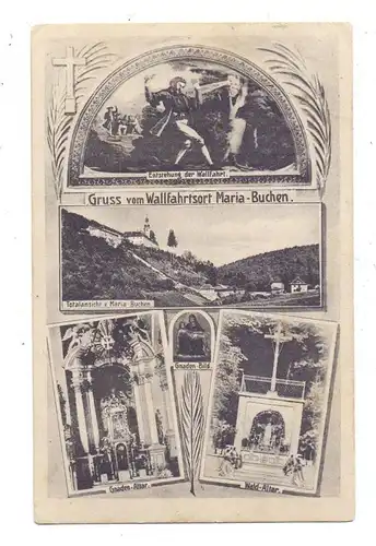 8770 LOHR - MARIABUCHEN, Gruss vom Wallfahrtsort, 1909