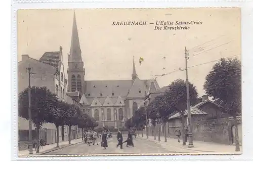 6550  BAD KREUZNACH, Kreuzkirche, franz. Besatzungszeit