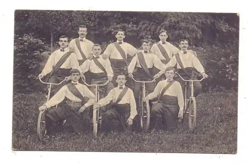 F 68100 MÜHLHAUSEN-DORNACH / MULHOUSE-DORNACH, Reigenmannschaft des Arbeiter-Radfahrer-Vereins, 1913