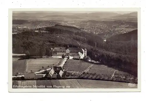 7070 SCHWÄBISCH GMÜND, Erholungsheim Schönblick, Luftaufnahme 1939