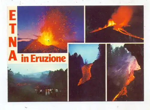 KATASTROPHEN - VULKANAUSBRUCH - ETNA / ÄTNA, Eruption