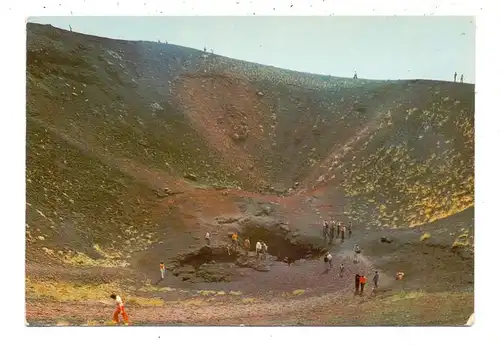 KATASTROPHEN - VULKANAUSBRUCH - ETNA / ÄTNA, Silvestri Mountains, extinguished crater