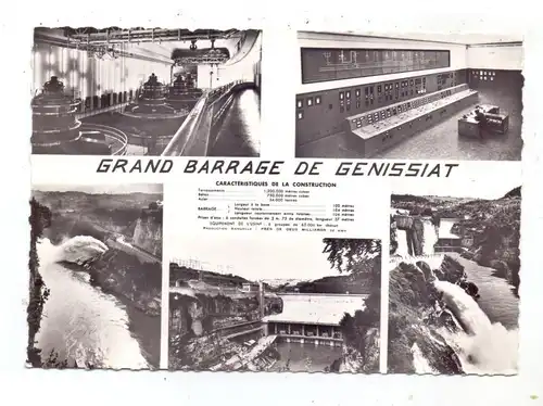 ENERGIE / ENERGY  - Wasserkraftwerk Genissiat / Grand Barrage de Genissiat