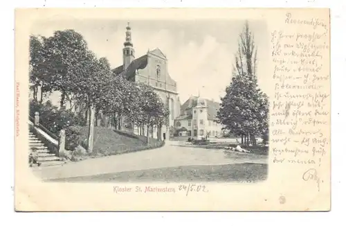0-8291 PANSCHWITZ - KUCKAU, Kloster St. Marienstern, 1902, Präge-Karte, embossed, relief