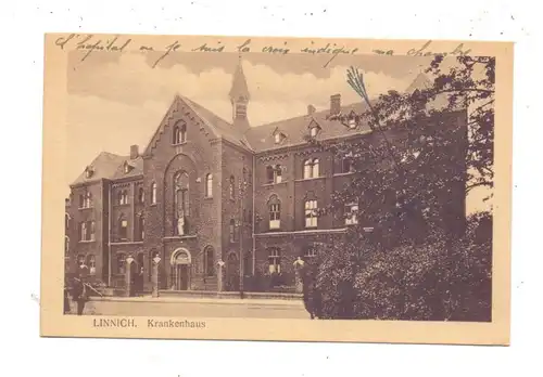 5172 LINNICH, Krankenhaus, 1919