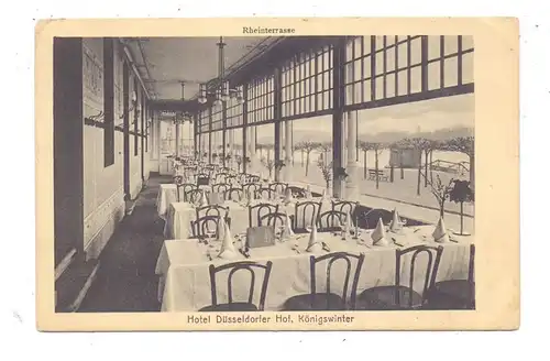 5330 KÖNIGSWINTER, Hotel Düsseldorfer Hof, Rheinterrasse