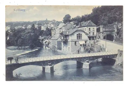 5524 KYLLBURG, Partie an der Kyllbrücke, Gasthaus Witt