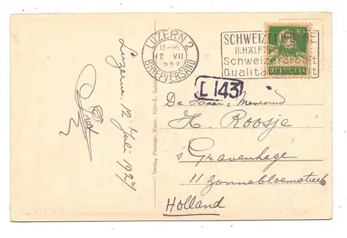 5480 REMAGEN - ROLANDSECK, Rolandsbogen, Roland mit Horn, 1927, Verlag Kratz