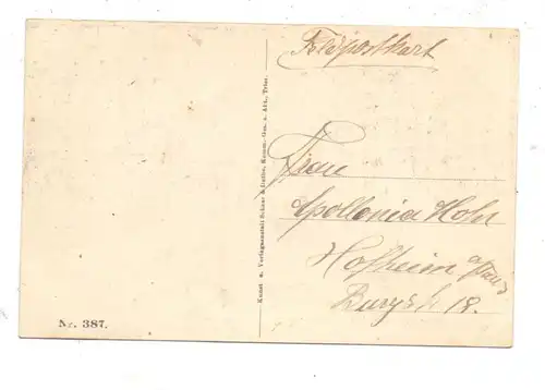 F 51490 PONTFAVERGER, Mairie et Ecoles / Deutsches Lazarett, deutsche Feldpost