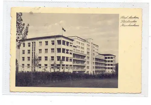 5100 AACHEN, Städtisches Krankenhaus, 1935, NS-Beflaggung