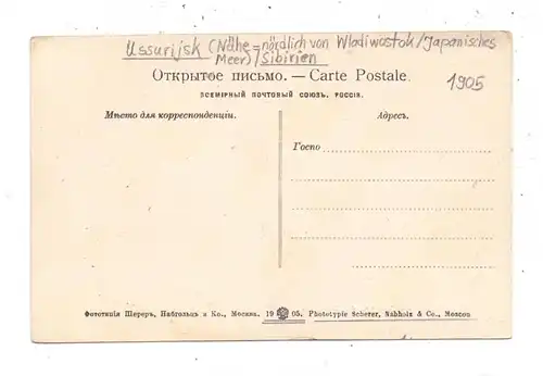 RU 692500 USSURIJSK, angelandete Fischer, 1905