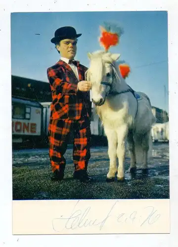CIRCUS - Zirkus Krone, Clown Klein-Helmut, Autogramm