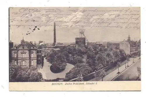 4630 BOCHUM, Zeche Präsident, Schacht II, 1916