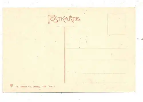 0-2080 NEUSTRELITZ, Markt und Stadtkirche, Uhr, 1906, Verlag Trenkler