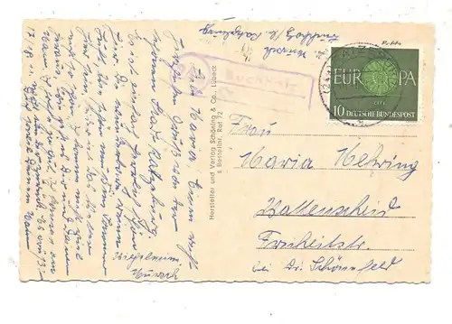 2418 RATZEBURG, Mehrbild-AK, Landpost-Stempel "Buchholz über Ratzeburg", 1960