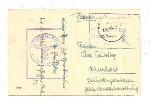 2870 DELMENHORST, Postgeschichte, Militär-Post, Heeres-Standortverwaltung - Zensur, 1941