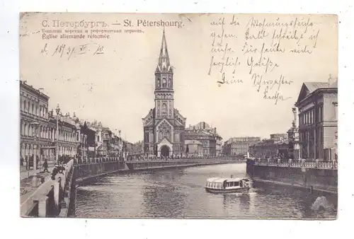 RU 190000 SANKT PETERSBURG, Deutsch reformierte Kirche, 1910