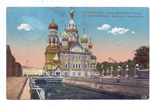 RU 190000 SANKT PETERSBURG, Eglise de la Resurrection, 1912
