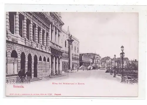 I 30100 VENEZIA / VENEDIG, Riva dei Schiavoni e Zecca, Verlag Guggenheim Zürich